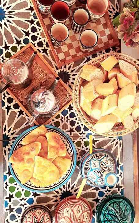 natural surf house morocco breakfast meals